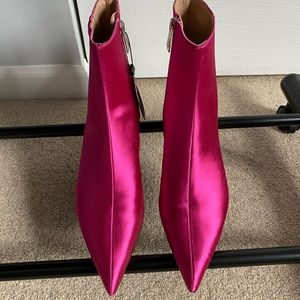 Zara Pink Point Booties
